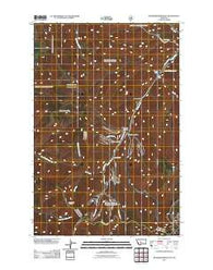 Blankenbaker Flats Montana Historical topographic map, 1:24000 scale, 7.5 X 7.5 Minute, Year 2011
