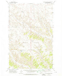 Blizzard Reservoir Montana Historical topographic map, 1:24000 scale, 7.5 X 7.5 Minute, Year 1971