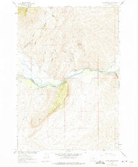Block Mountain Montana Historical topographic map, 1:24000 scale, 7.5 X 7.5 Minute, Year 1960
