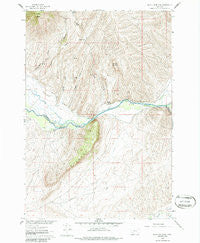 Block Mountain Montana Historical topographic map, 1:24000 scale, 7.5 X 7.5 Minute, Year 1960