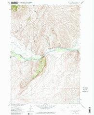Block Mountain Montana Historical topographic map, 1:24000 scale, 7.5 X 7.5 Minute, Year 1960