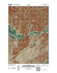 Block Mountain Montana Historical topographic map, 1:24000 scale, 7.5 X 7.5 Minute, Year 2011