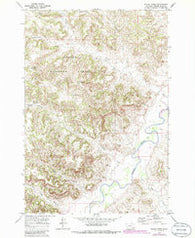 Bloom Creek Montana Historical topographic map, 1:24000 scale, 7.5 X 7.5 Minute, Year 1970