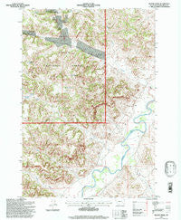 Bloom Creek Montana Historical topographic map, 1:24000 scale, 7.5 X 7.5 Minute, Year 1995