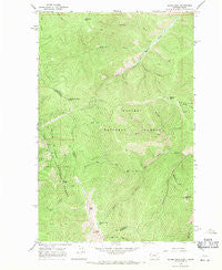 Bloom Peak Montana Historical topographic map, 1:24000 scale, 7.5 X 7.5 Minute, Year 1966