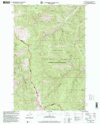 Bloom Peak Montana Historical topographic map, 1:24000 scale, 7.5 X 7.5 Minute, Year 1997