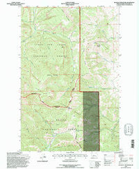 Blowout Mountain Montana Historical topographic map, 1:24000 scale, 7.5 X 7.5 Minute, Year 1995