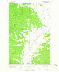 Blue Grass Ridge Montana Historical topographic map, 1:24000 scale, 7.5 X 7.5 Minute, Year 1962