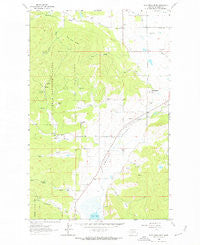 Blue Grass Ridge Montana Historical topographic map, 1:24000 scale, 7.5 X 7.5 Minute, Year 1962