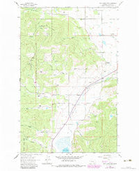 Blue Grass Ridge Montana Historical topographic map, 1:24000 scale, 7.5 X 7.5 Minute, Year 1962