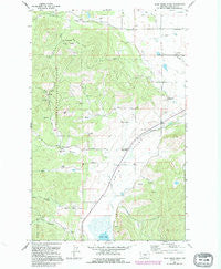 Blue Grass Ridge Montana Historical topographic map, 1:24000 scale, 7.5 X 7.5 Minute, Year 1991
