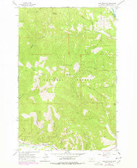 Blue Mountain Montana Historical topographic map, 1:24000 scale, 7.5 X 7.5 Minute, Year 1964