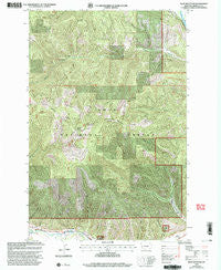 Blue Mountain Montana Historical topographic map, 1:24000 scale, 7.5 X 7.5 Minute, Year 1999