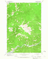 Blue Point Montana Historical topographic map, 1:24000 scale, 7.5 X 7.5 Minute, Year 1965
