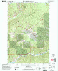 Blue Point Montana Historical topographic map, 1:24000 scale, 7.5 X 7.5 Minute, Year 1999