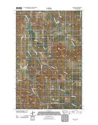 Blue Hill Montana Historical topographic map, 1:24000 scale, 7.5 X 7.5 Minute, Year 2011
