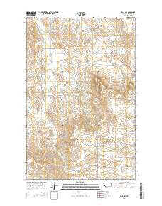 Blue Hill Montana Current topographic map, 1:24000 scale, 7.5 X 7.5 Minute, Year 2014