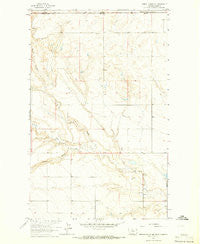 Bobcat Coulee NE Montana Historical topographic map, 1:24000 scale, 7.5 X 7.5 Minute, Year 1964