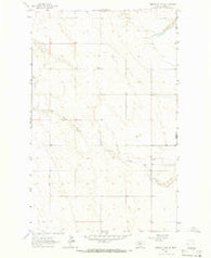 Bobcat Coulee SE Montana Historical topographic map, 1:24000 scale, 7.5 X 7.5 Minute, Year 1963