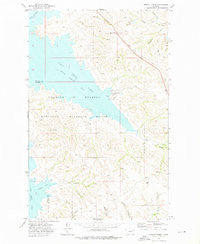 Bobcat Creek Montana Historical topographic map, 1:24000 scale, 7.5 X 7.5 Minute, Year 1972