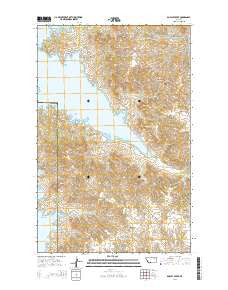 Bobcat Creek Montana Current topographic map, 1:24000 scale, 7.5 X 7.5 Minute, Year 2014