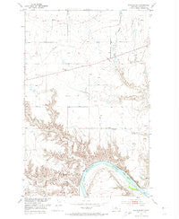 Boggs Island Montana Historical topographic map, 1:24000 scale, 7.5 X 7.5 Minute, Year 1953