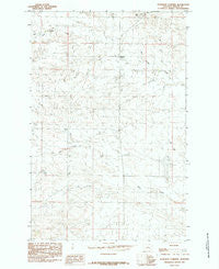 Bohemian Corners Montana Historical topographic map, 1:24000 scale, 7.5 X 7.5 Minute, Year 1985