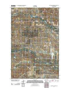 Bohemian Corners Montana Historical topographic map, 1:24000 scale, 7.5 X 7.5 Minute, Year 2011
