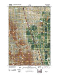 Bond Montana Historical topographic map, 1:24000 scale, 7.5 X 7.5 Minute, Year 2011