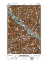 Bonner Montana Historical topographic map, 1:24000 scale, 7.5 X 7.5 Minute, Year 2011