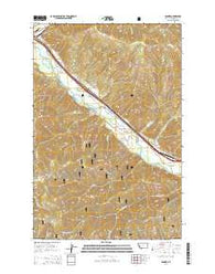 Bonner Montana Current topographic map, 1:24000 scale, 7.5 X 7.5 Minute, Year 2014