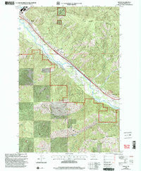 Bonner Montana Historical topographic map, 1:24000 scale, 7.5 X 7.5 Minute, Year 1999