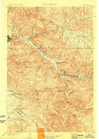 Bonner Montana Historical topographic map, 1:125000 scale, 30 X 30 Minute, Year 1903