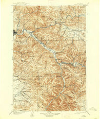 Bonner Montana Historical topographic map, 1:125000 scale, 30 X 30 Minute, Year 1903