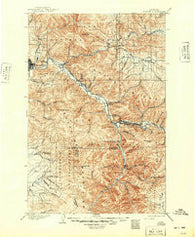 Bonner Montana Historical topographic map, 1:125000 scale, 30 X 30 Minute, Year 1903