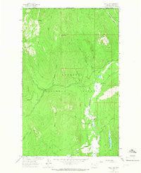 Bonnet Top Montana Historical topographic map, 1:24000 scale, 7.5 X 7.5 Minute, Year 1963