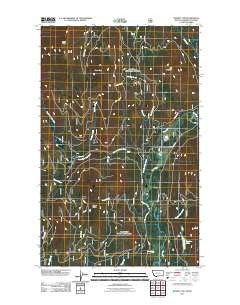 Bonnet Top Montana Historical topographic map, 1:24000 scale, 7.5 X 7.5 Minute, Year 2011
