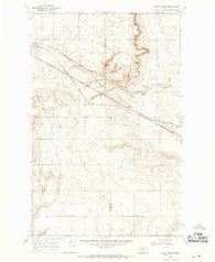 Boru Spring Montana Historical topographic map, 1:24000 scale, 7.5 X 7.5 Minute, Year 1966