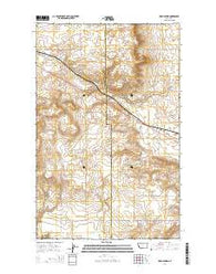 Boru Spring Montana Current topographic map, 1:24000 scale, 7.5 X 7.5 Minute, Year 2014