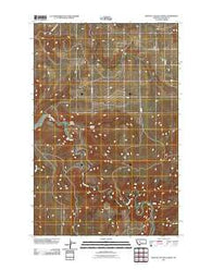 Boston Coulee School Montana Historical topographic map, 1:24000 scale, 7.5 X 7.5 Minute, Year 2011
