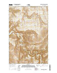 Boston Coulee School Montana Current topographic map, 1:24000 scale, 7.5 X 7.5 Minute, Year 2014