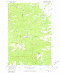 Boulder Baldy Montana Historical topographic map, 1:24000 scale, 7.5 X 7.5 Minute, Year 1966