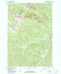 Boulder Peak Montana Historical topographic map, 1:24000 scale, 7.5 X 7.5 Minute, Year 1991