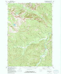 Boulder Peak Montana Historical topographic map, 1:24000 scale, 7.5 X 7.5 Minute, Year 1991