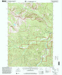 Boulder Peak Montana Historical topographic map, 1:24000 scale, 7.5 X 7.5 Minute, Year 1998