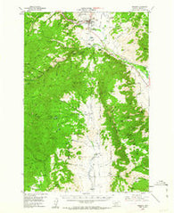 Boulder Montana Historical topographic map, 1:62500 scale, 15 X 15 Minute, Year 1954