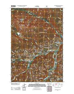 Boulder Peak Montana Historical topographic map, 1:24000 scale, 7.5 X 7.5 Minute, Year 2011