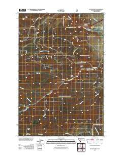 Boulder West Montana Historical topographic map, 1:24000 scale, 7.5 X 7.5 Minute, Year 2011