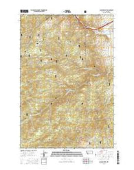Boulder West Montana Current topographic map, 1:24000 scale, 7.5 X 7.5 Minute, Year 2014