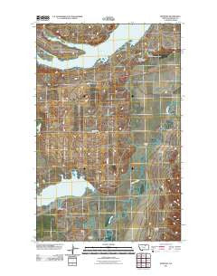 Bowdoin Montana Historical topographic map, 1:24000 scale, 7.5 X 7.5 Minute, Year 2011